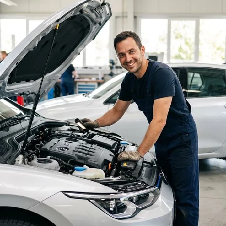 Mechanic at work