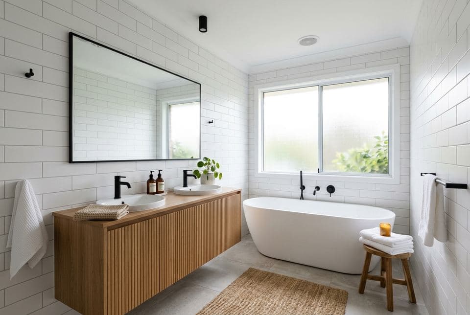 Freshly renovated bathroom
